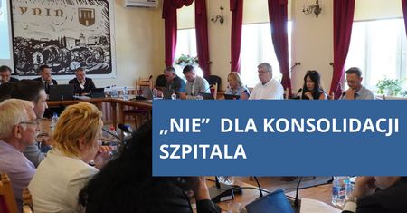 Gostynin mówi "nie" konsolidacji szpitala. Jednogłośne stanowisko Rady Miejskiej