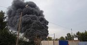 Pożar w Sosnowcu. Kłęby czarnego dymu nad miastem
