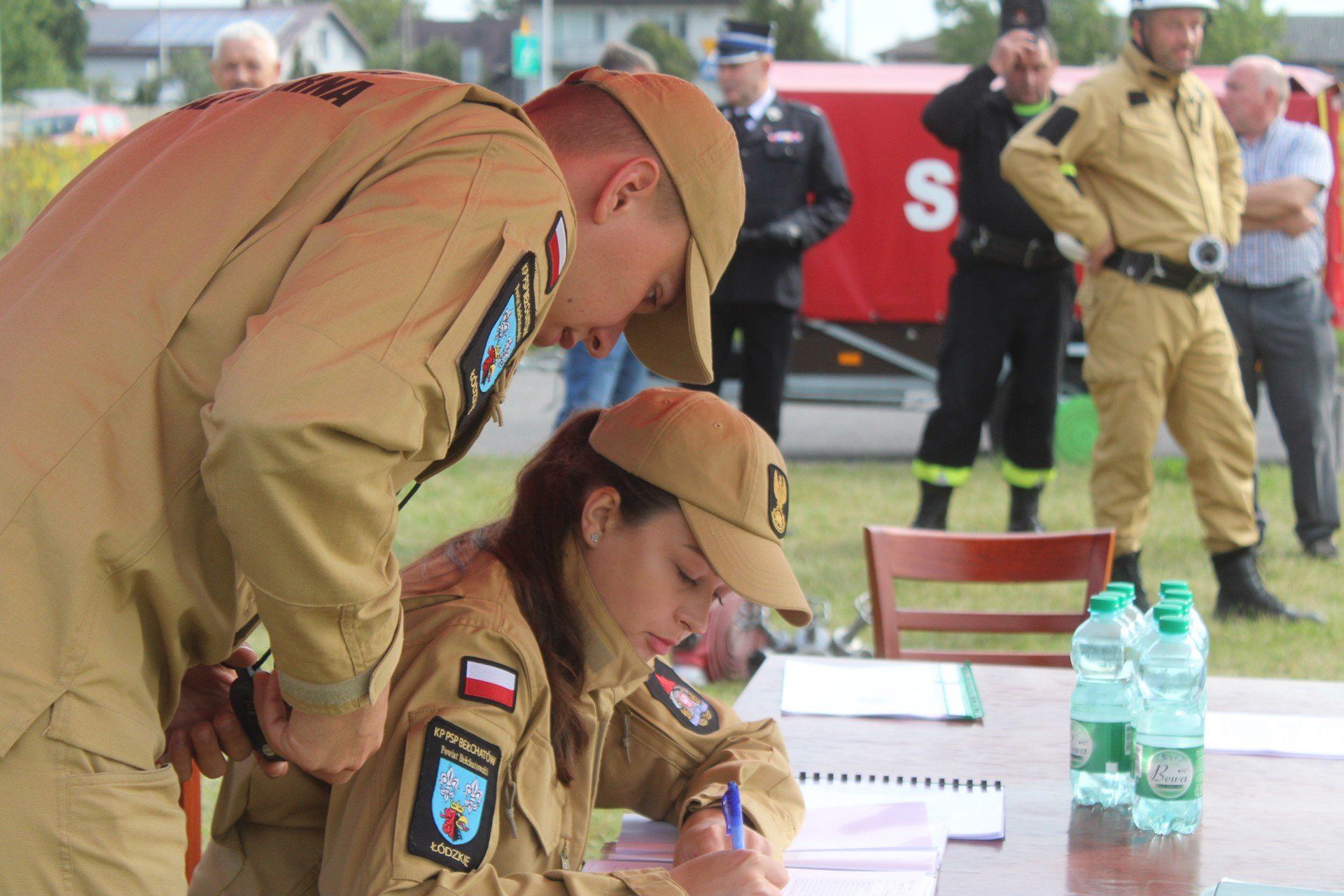 Gminne Zawody Sportowo-Pożarnicze odbyły się w Łękińsku w gminie Kleszczów