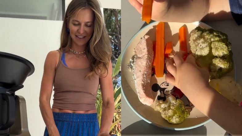 Anna Lewandowska przygotowała obiad dla dzieci z użyciem bardzo kosztownego robota