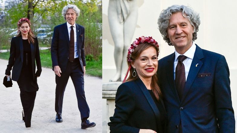 Elity przybywają na charytatywną kolację w Łazienkach Królewskich