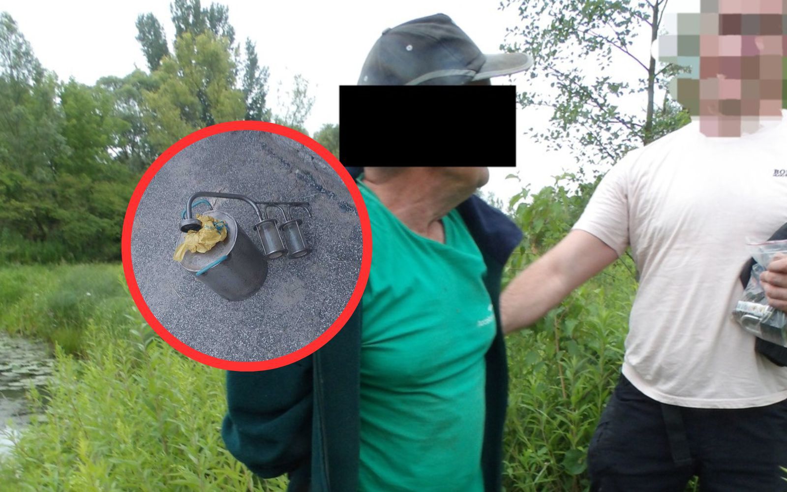 Mężczyzna zatrzymany nad Wisłą