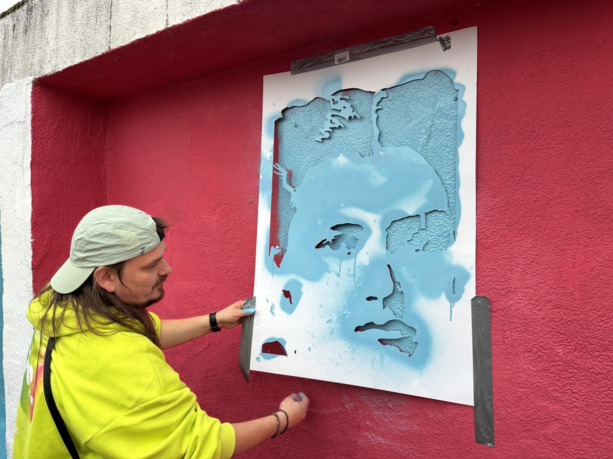 Konin: Mural społeczny. Mieszkańcy współtworzyli dzieło na Zatorzu