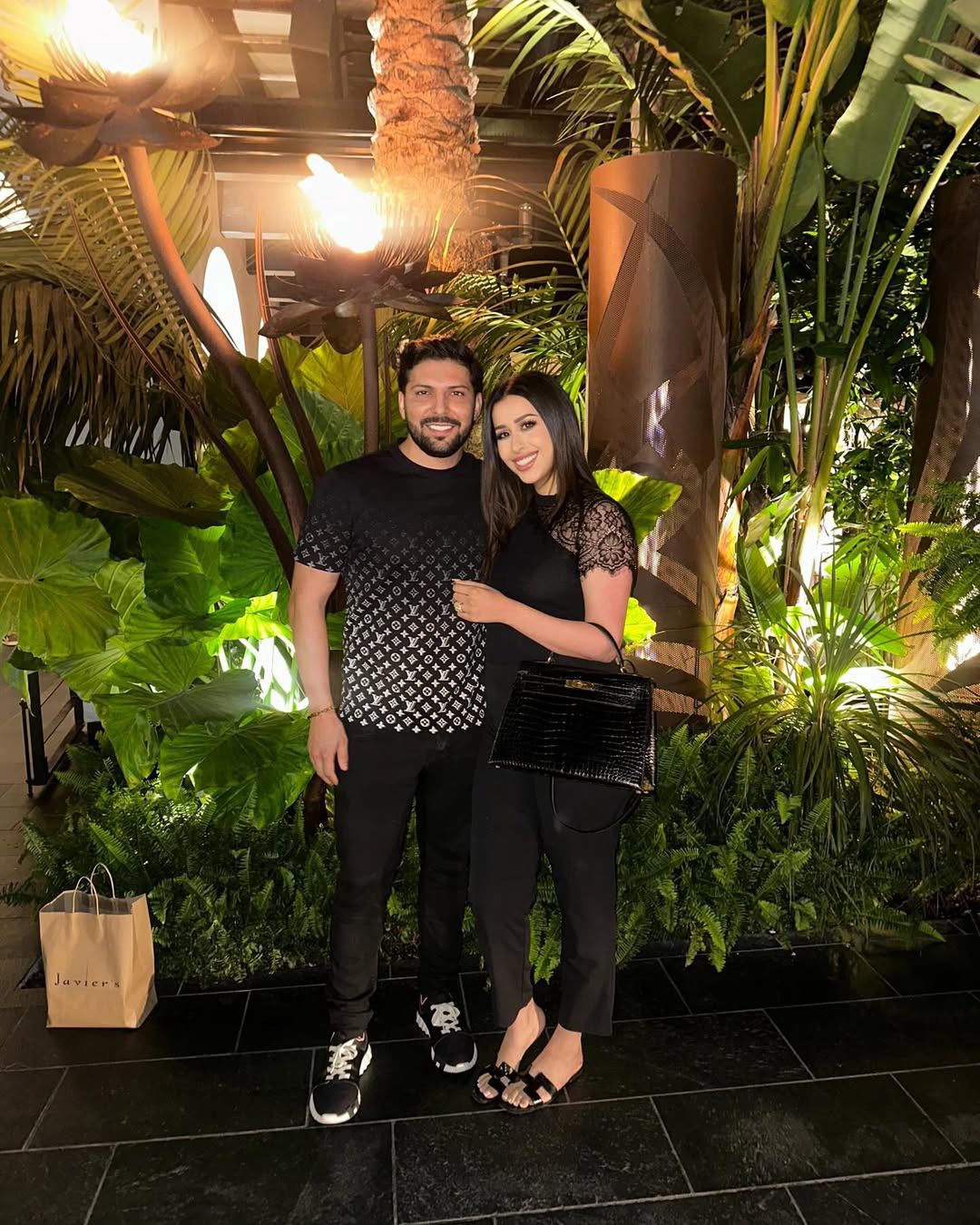 Linda Andrade z mężem