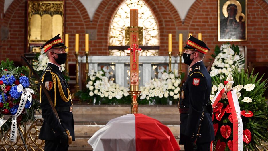 Pogrzeb Jerzego Wilka. W Elblągu najważniejsi z PiS