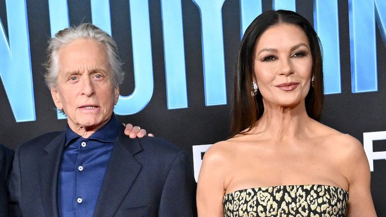 Michael Douglas i Catherine Zeta-Jones na premierze "Antmana"