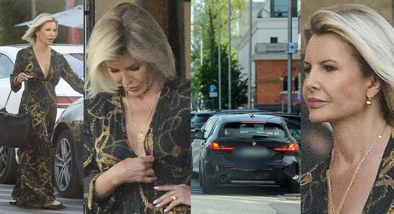 Joanna Racewicz parkuje na zakazie 