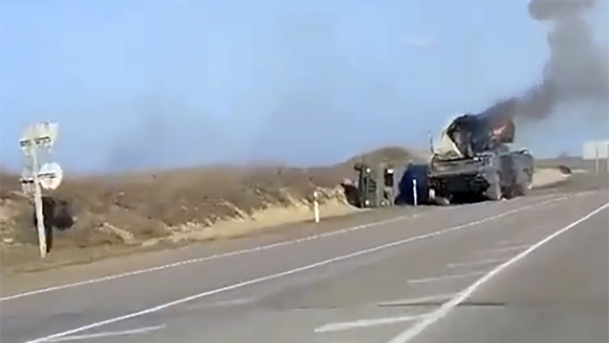 Media obiegło wstrząsające nagranie z okolic Chersonia.