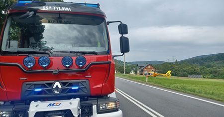 66-latek pompował oponę. Nie żyje
