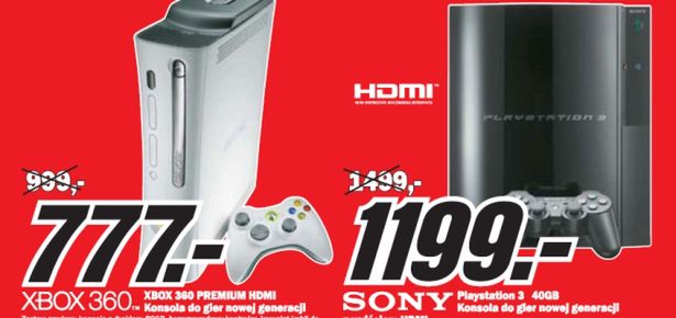 PS3 i Xbox 360 przecenione w Media Markt! 1