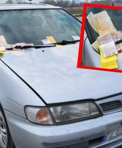 Absurd na lubelskim parkingu. Niektóre kwoty włożono w woreczki