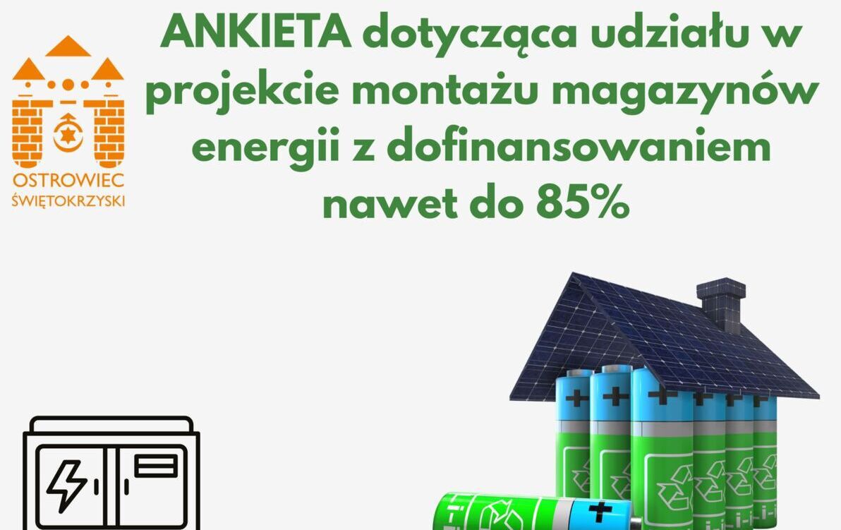 Ostrowiec Świętokrzyski bada zainteresowanie magazynami energii. Dofinansowanie może sięgnąć 85 proc.