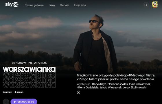Viaplay z 20 tytułami SkyShowtime. Wśród nich polska produkcja