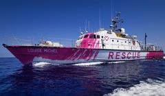 Banksy ratuje uchodźców: kupił statek apelujący o pomoc