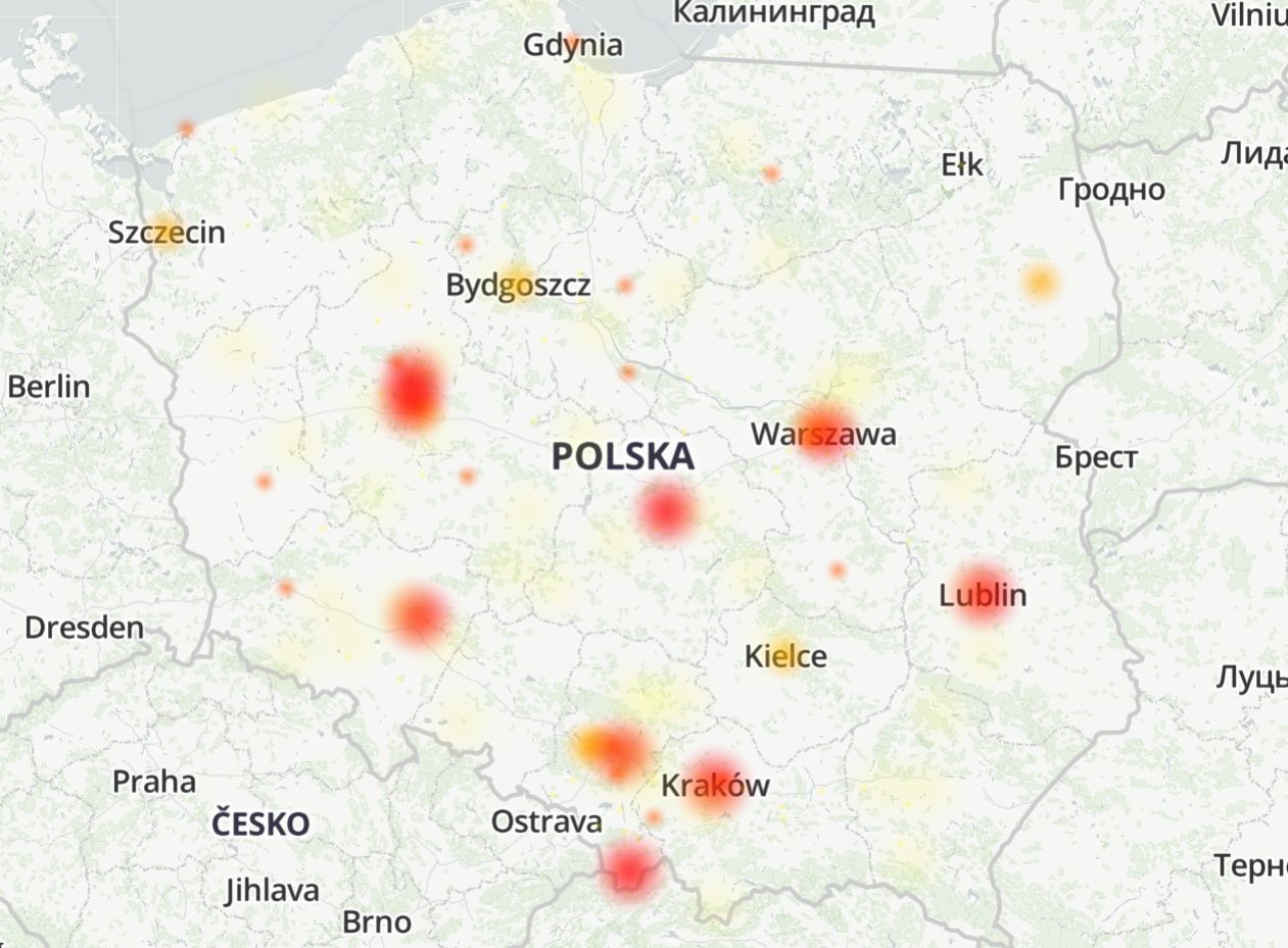 Problemy dużego operatora. Awaria Plusa w całym kraju (aktualizacja)