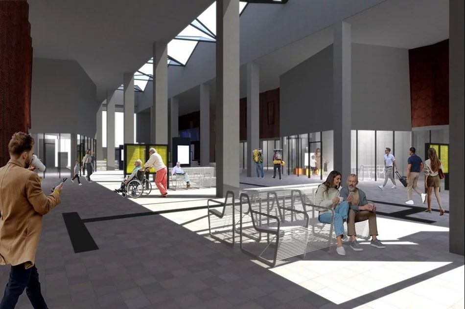 Projekt nowego dworca Łódź Kaliska