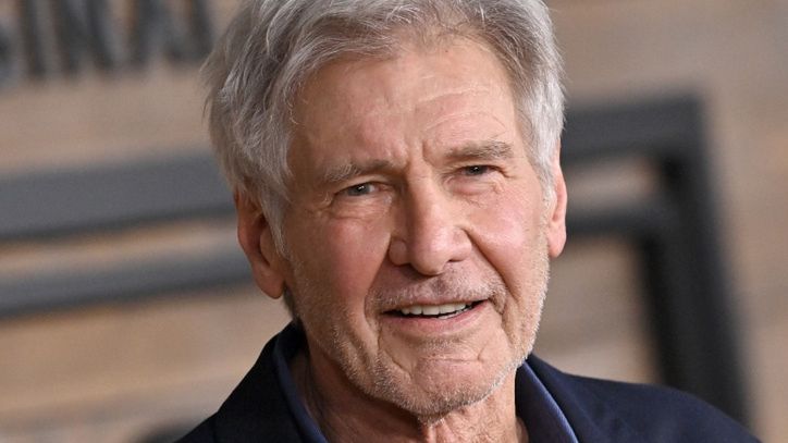 80-letni Harrison Ford obcałowuje młodszą o 22 lata Calistę Flockhart na after party