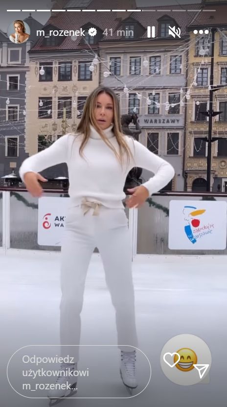Łyżwiarka Małgorzata Rozenek 