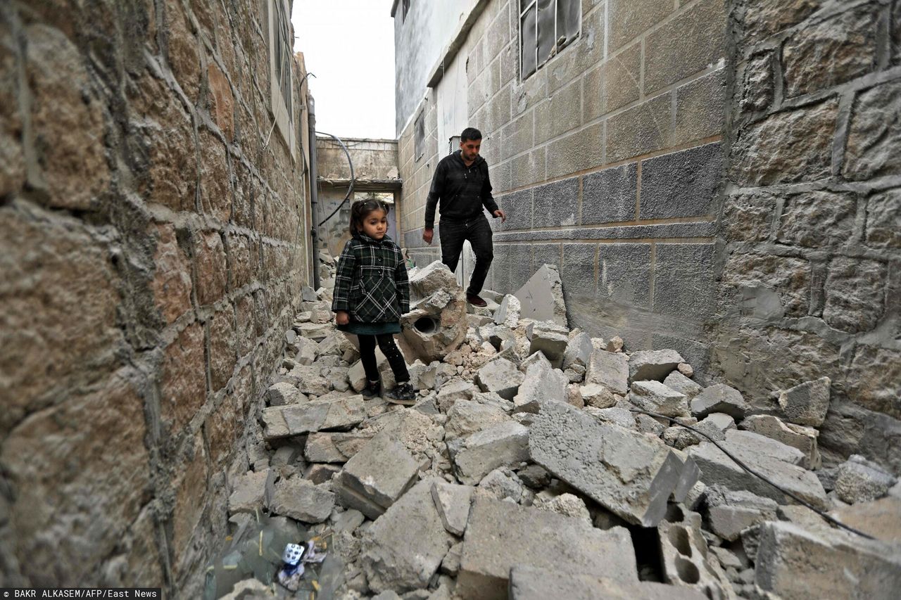 Ruiny Aleppo - najważniejszego miasta podczas starć w syryjskiej wojnie domowej