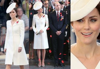 Księżna Kate w sukience z chrzcin Charlotte z Williamem w Belgii (ZDJĘCIA)