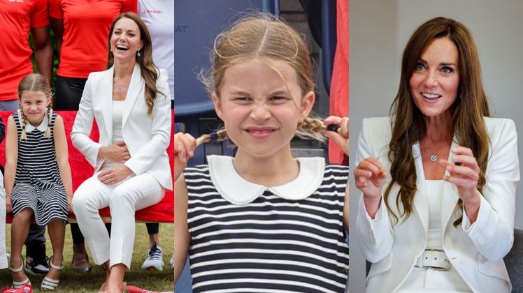 Charlotte stroi zabawne miny na Igrzyskach Wspólnoty Narodów