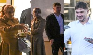 Imprezka po chrzcinach u Martyniuków: uchachany Daniel, papieroski i Danusia z resztkami dla Zenka (?) (ZDJĘCIA)