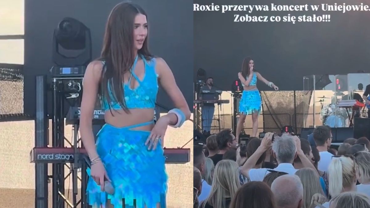 Roksana Węgiel nagle przerwała koncert. "Prosimy medyków o pomoc!"