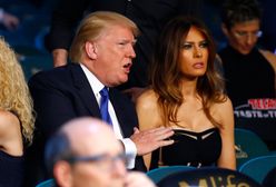 Melania Trump "przyłapana". Jadła kolację z mężem