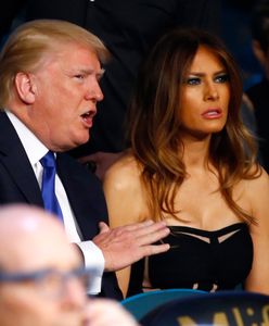 Melania Trump "przyłapana". Jadła kolację z mężem