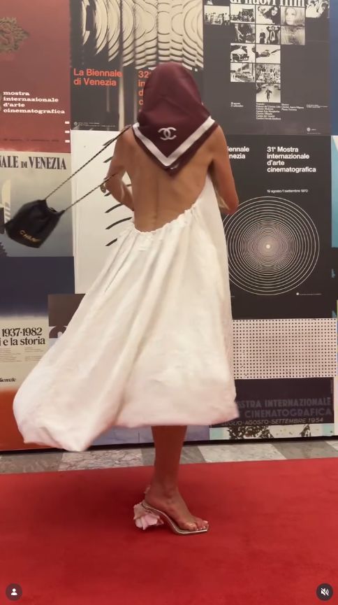 Monika Olejnik na festiwalu filmowym w Wenecji