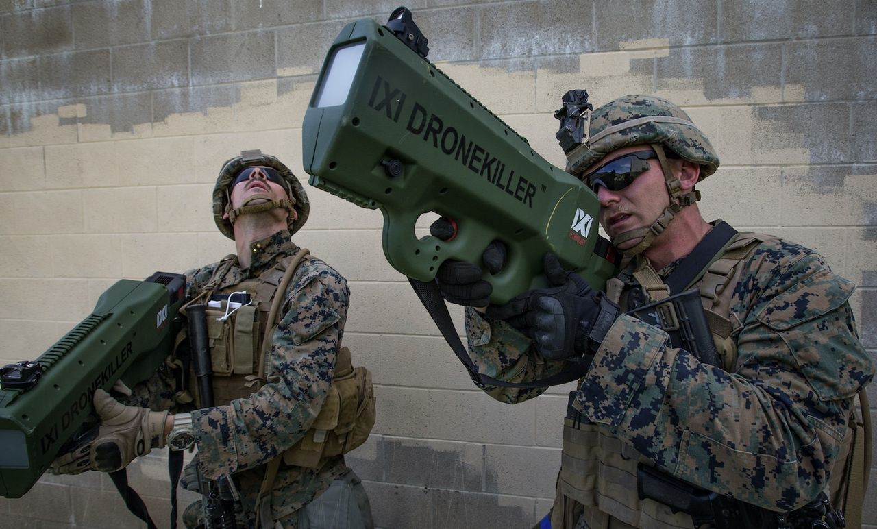 Użycie broni do zwalczania dronów/US Army