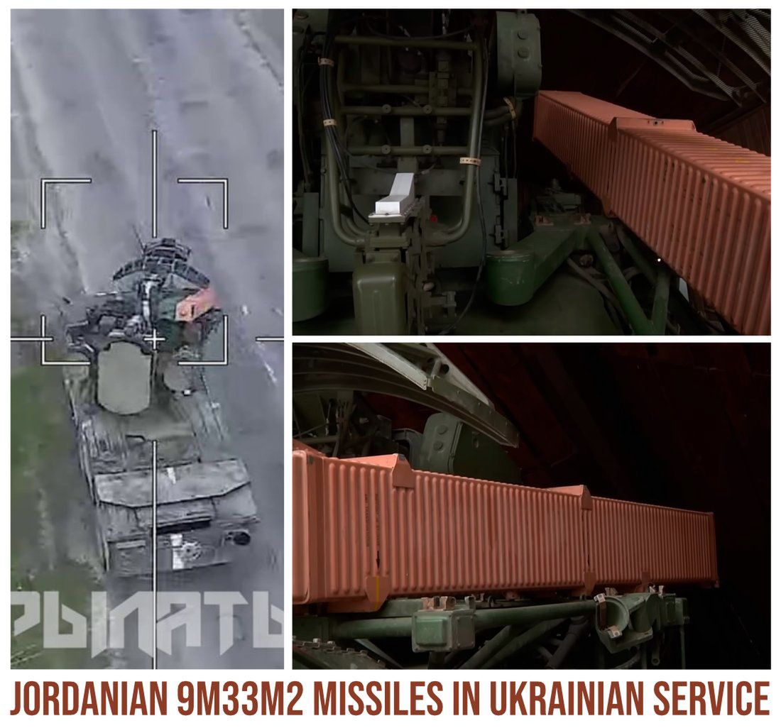 Ukraiński system przeciwlotniczy 9K33M3 Osa z rakietami z Jordanii.