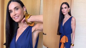 Internauci są zaniepokojeni wyglądem 63-letniej Demi Moore i zarzucają jej stosowanie Ozempicu. "To ŁAMIE MI SERCE" (ZDJĘCIA)