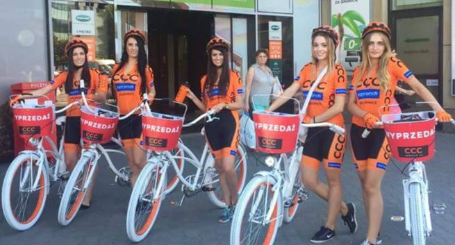 Rowerzystki promują CCC