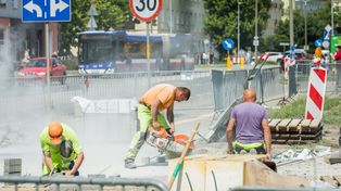 Trwa budowa dróg rowerowych na ulicy Sułkowskiego w Bydgoszczy. Zobacz, jak przebiegają prace