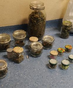 Warszawa. W zawekowanych słoikach znaleźli narkotyki, zamiast przetworów