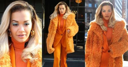Rita Ora w pomarańczowej stylizacji za 30 TYSIĘCY