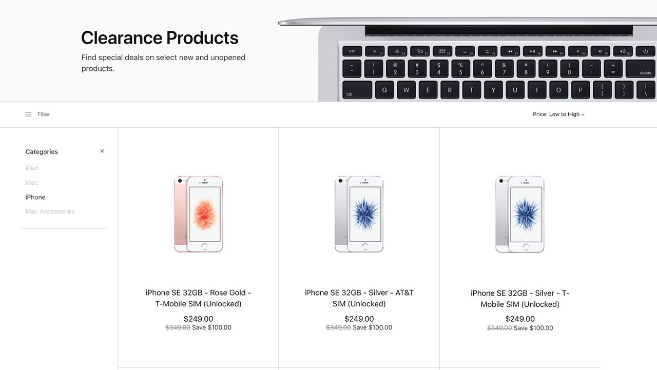 Zrzut ekranu sklepu Apple, stan na 20.02.2019, 15:40