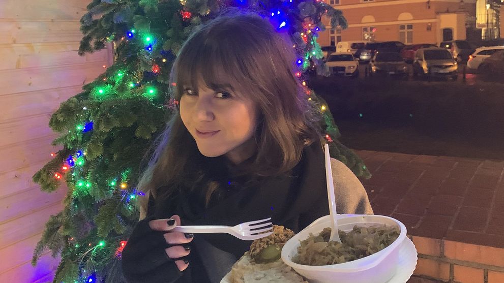 Nie ma jarmarku bez świątecznych klasyków, takich jak np. bigos