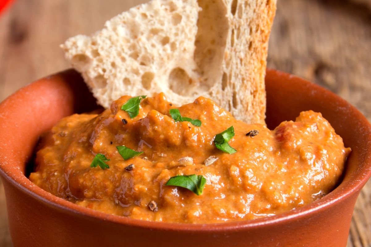 Breakfast gets a makeover: Walnut-tomato spread shines