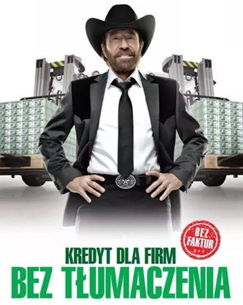 Chuck Norris wystąpił w reklamie polskiego banku 