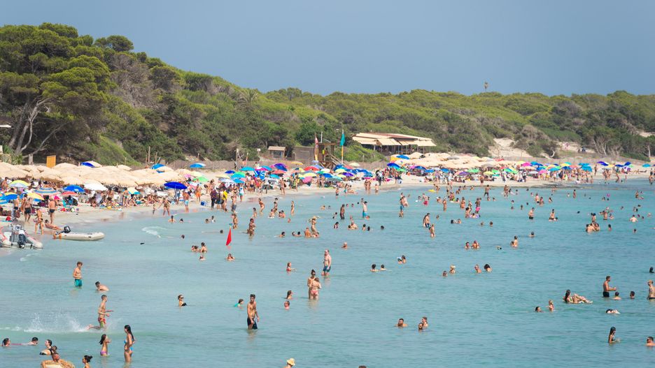 Hotel Occupancy Falls 4.5% In Ibiza During The Month Of June
IBIZA BALEARIC ISLANDS, SPAIN - JULY 11: Several people bathe at Ses Salines beach, on 11 July, 2023 in Ibiza, Balearic Islands, Spain. Data from the Hotel Business Federation of the Pitiusas indicate that all tourist areas of the island of Ibiza recorded large drops in occupancy. Ibiza closed June with a tourist occupancy rate of 82.36%, a drop of 4.5% compared to the same period of the previous year, since June 2022 recorded a hotel occupancy rate of 86.22%. (Photo By German Lama/Europa Press via Getty Images)
Europa Press News
