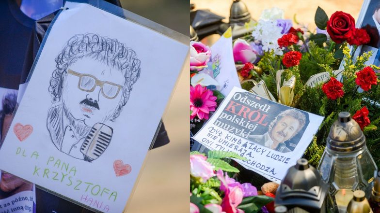 Tak wygląda grób Krzysztofa Krawczyka  miesiąc po pogrzebie 