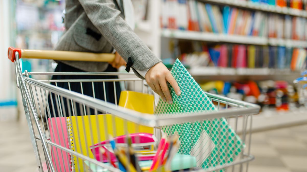 Schoolgirl puts a notebook in the cart, stationery
Little schoolgirl puts a notebook in the cart at the shelf in stationery store. Female child buying office supplies in shop, schoolchild in supermarket
girl, store, shop, stationery, choosing, school, kid, schoolgirl, buy, portrait, happy, supplies, child, pupil, customer, people, sale, young, education, pen, retail, smile, person, student, copybook, buyer, cute, caucasian, female, back, family, indoors, schoolchild, daughter, bag, beautiful, shopping, knowledge, accessories, buying, color, book, shelves, purchase, lifestyle, satchel, supermarket, pencil, variety