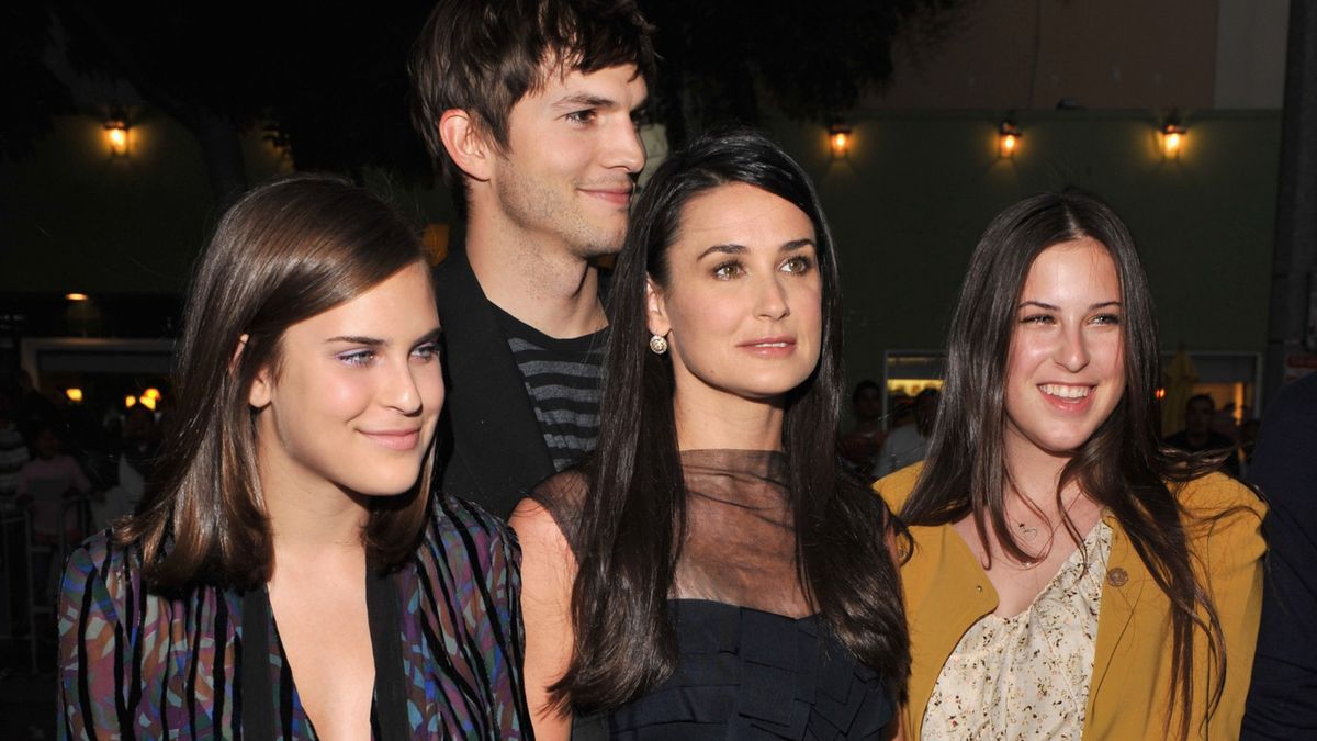 Scout Willis, Ashton Kutcher, Demi Moore i Tallulah