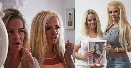 Matka i córka wydały ponad 50 tysięcy funtów, żeby wyglądać jak Katie Price!