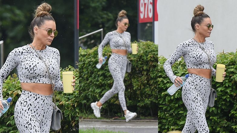 Małgorzata Rozenek biegnie na urodzinowy trening, a następnie robi się na bóstwo przed eventem