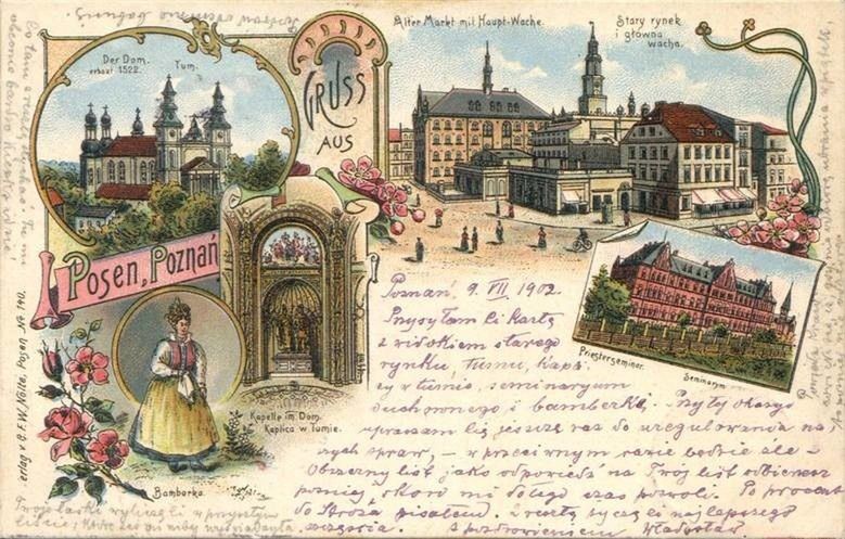 Poznań na cegiełkowych pocztówkach – historia odbudowy i pamięci