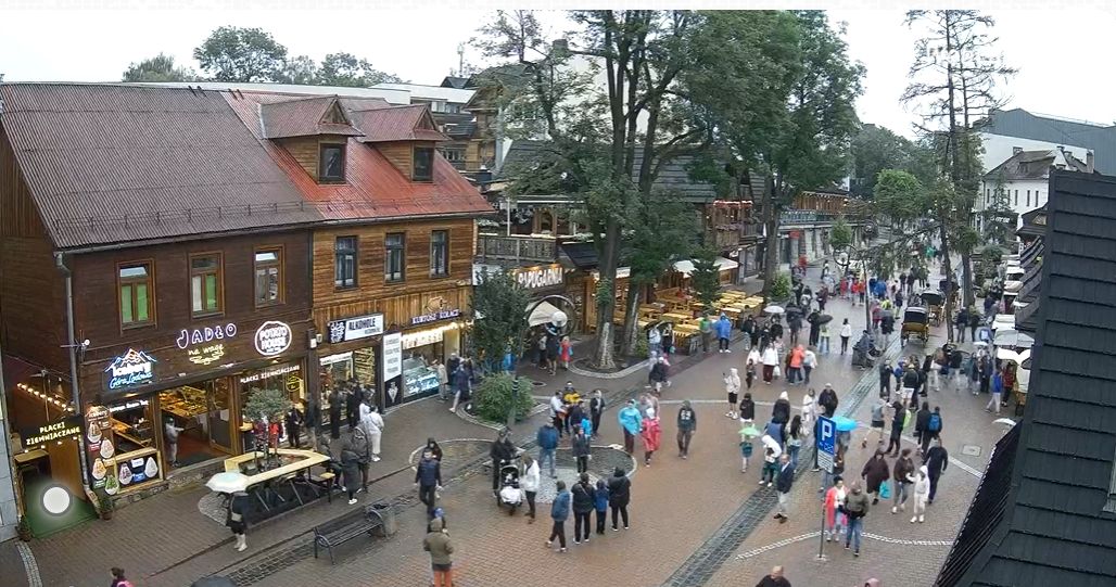 Widok na Krupówkach