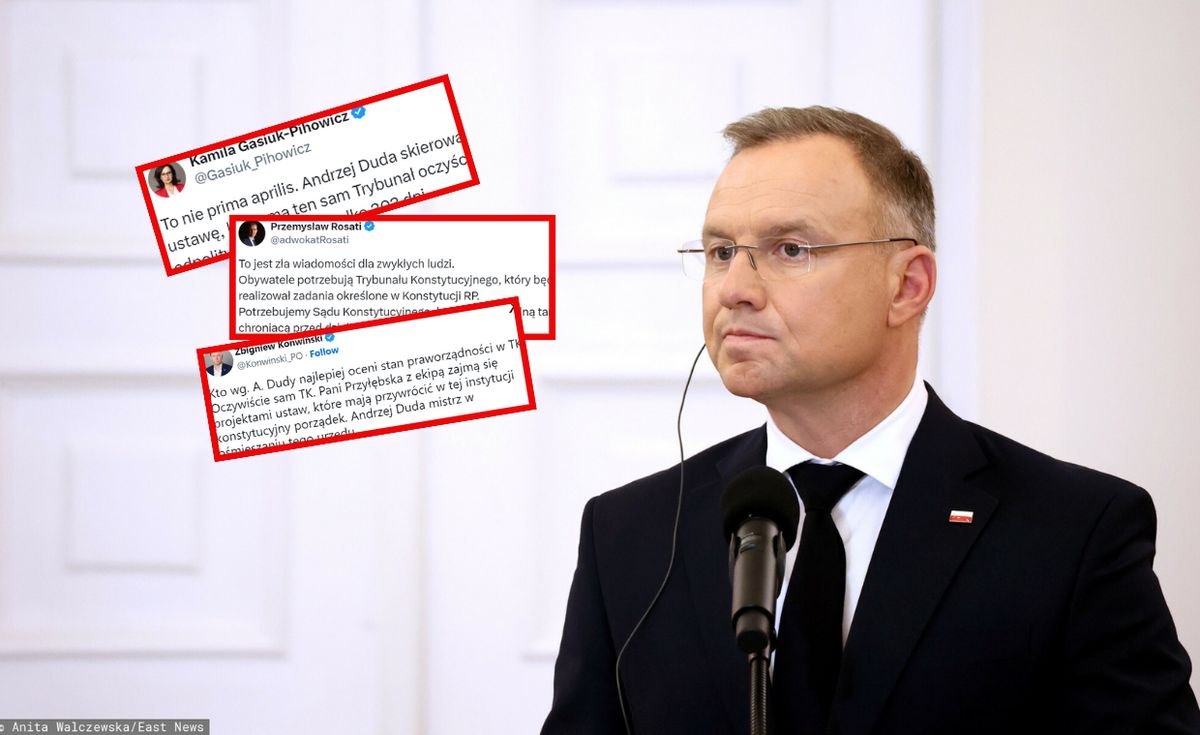 trybunał konstytucyjny, Andrzej Duda, prezydent, sądownictwo, polityka Nagła decyzja Dudy ws. TK. Poruszenie w sieci. Zła wiadomość